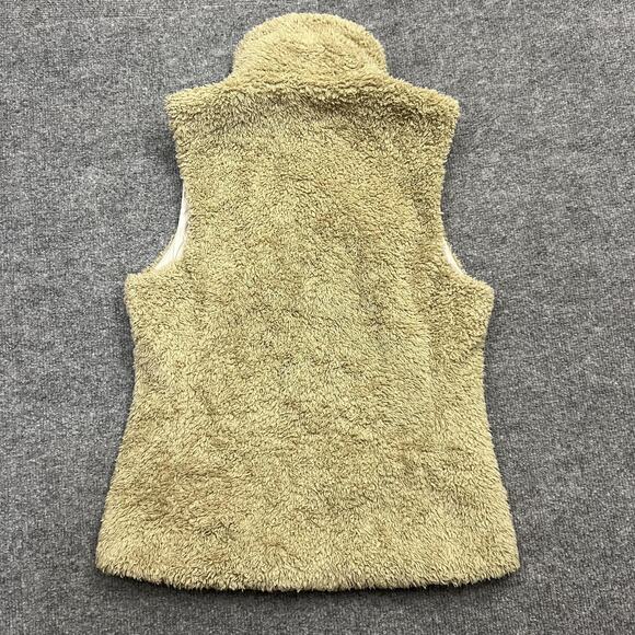Patagonia Vest Womens Small Beige Los Gatos Fleece Zip Pockets Sherpa Cozy 25216 - Picture 3 of 10